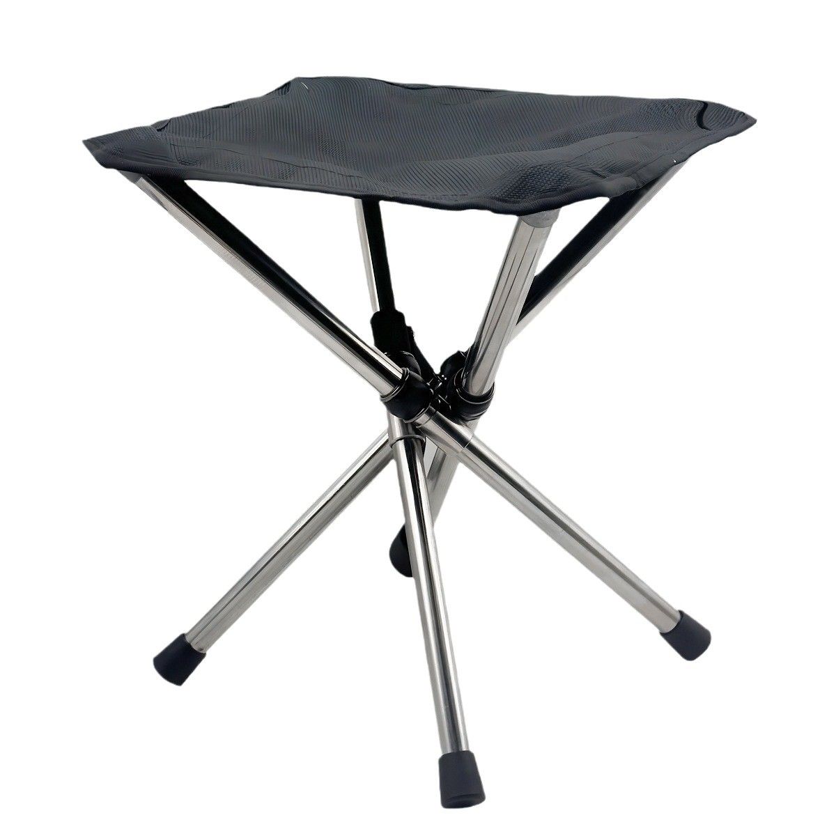 Ultra-Lightweight Stainless Steel Folding Camping Stool - Compact Portable view 2