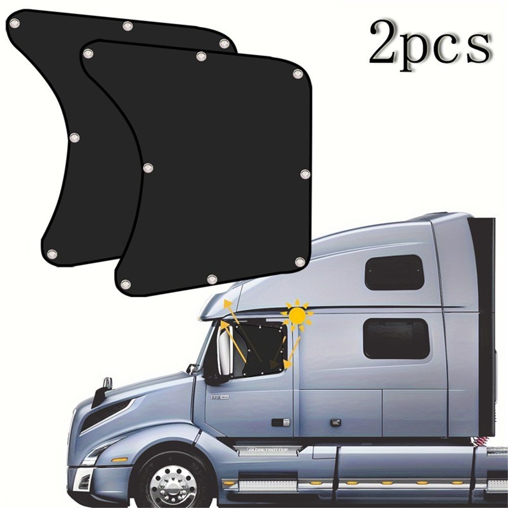 2pcs Semi Truck Side Window Sun Shade International Trucks RV