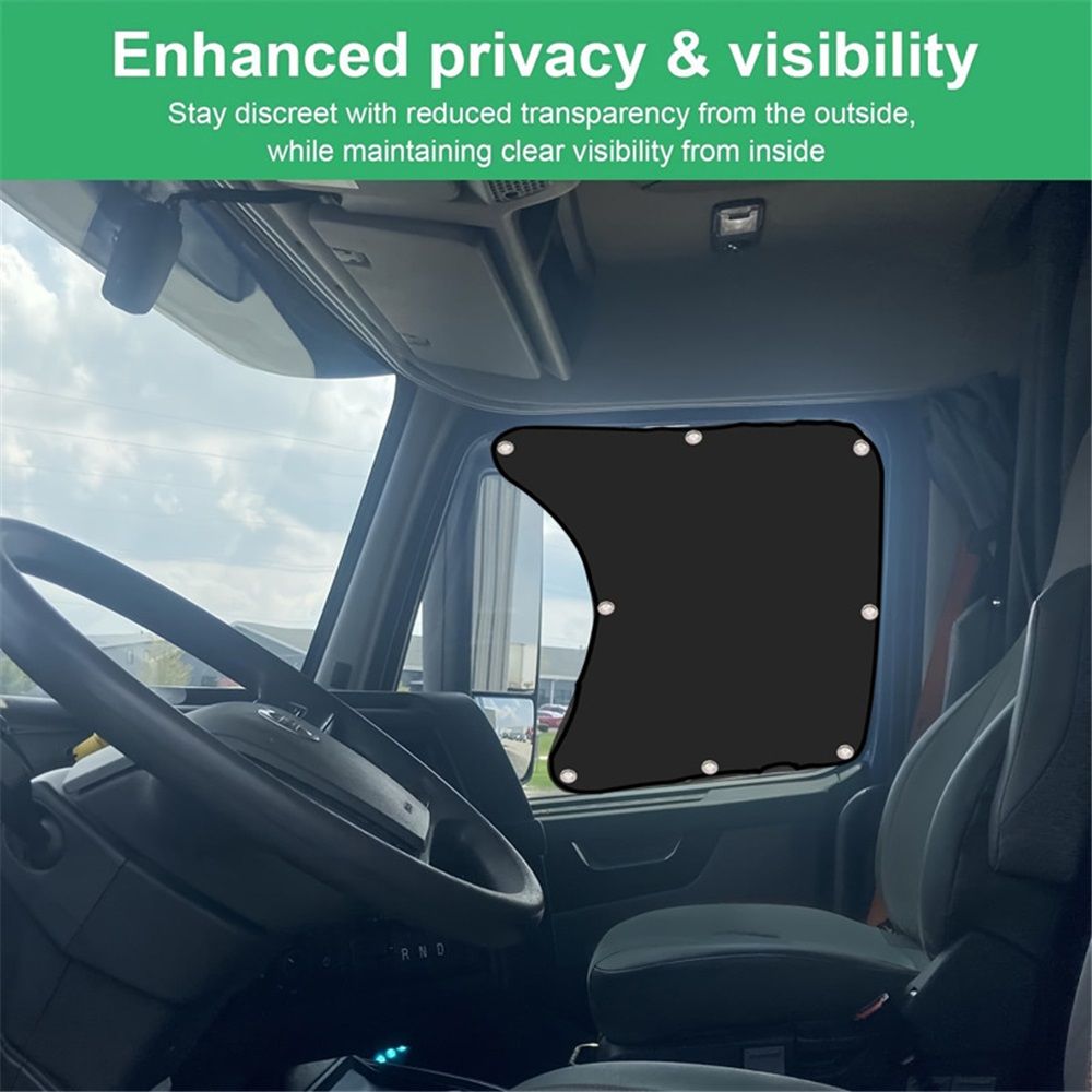 2pcs Semi Truck Side Window Sun Shade International Trucks RV view 2