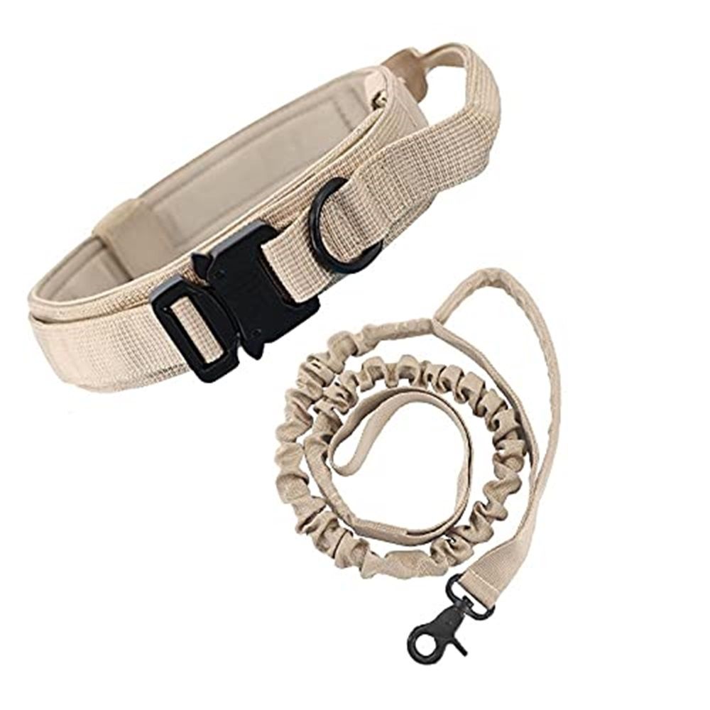 Reflective Nylon Dog Collar Military Adjustable Durable for Large German