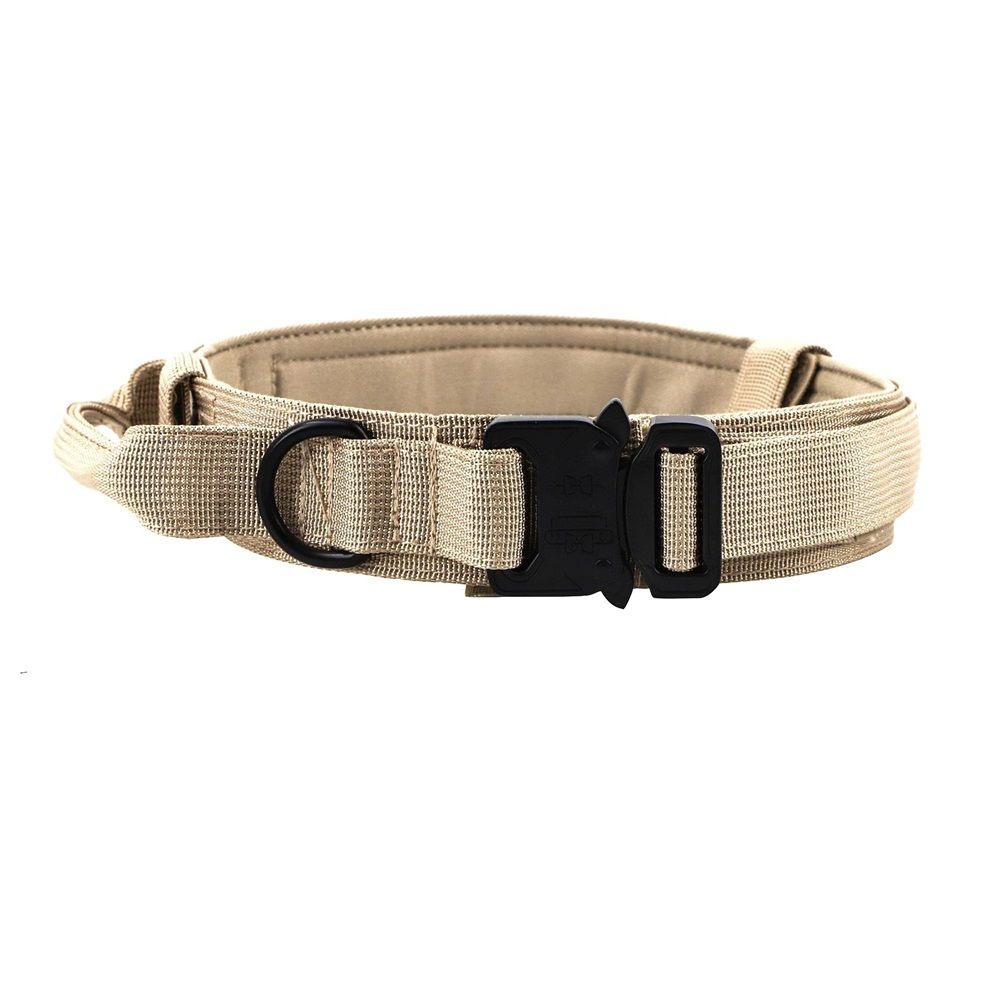 Reflective Nylon Dog Collar Military Adjustable Durable for Large German view 3