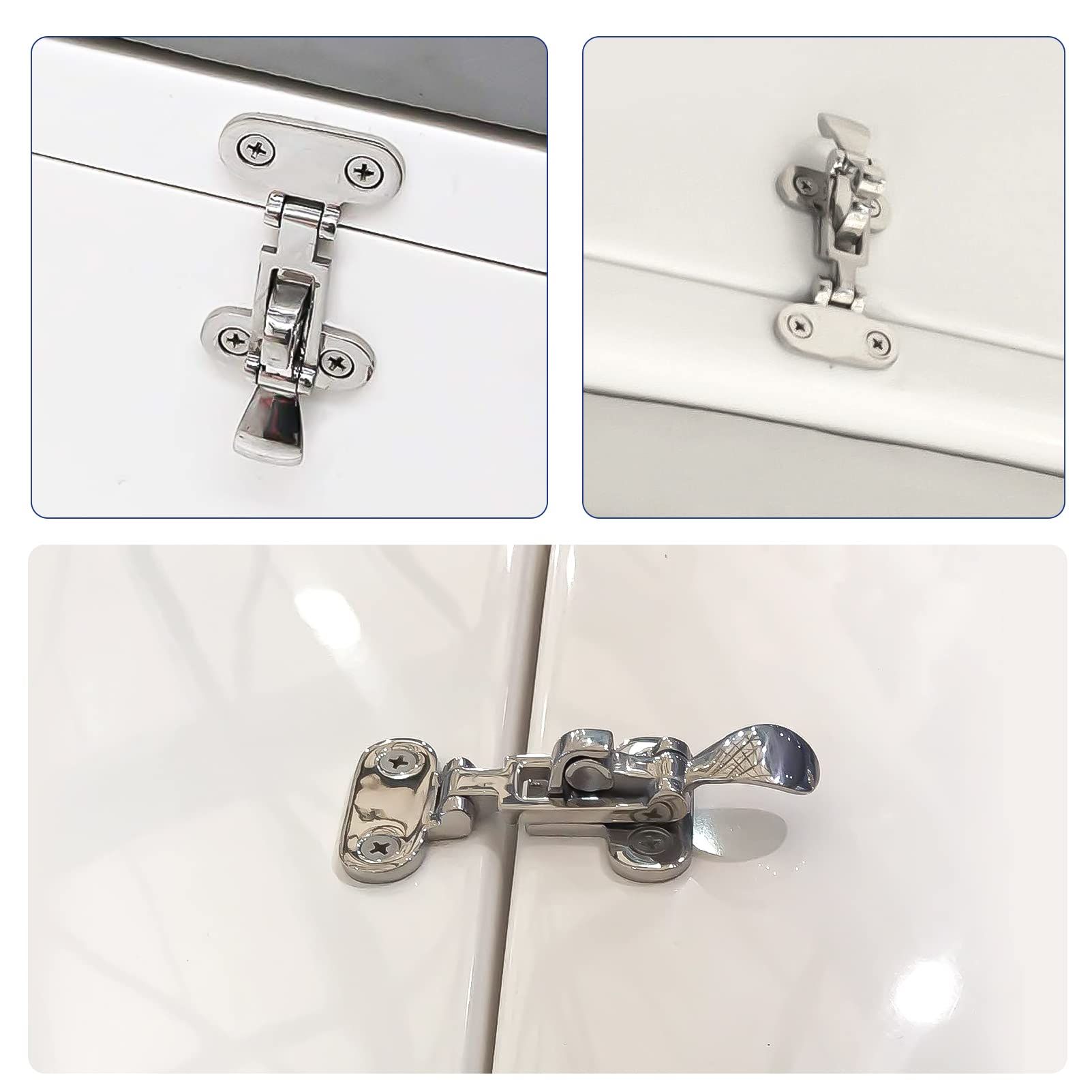 Marine 316 Stainless Steel Anti-Rattle Lockable Hatch view 3