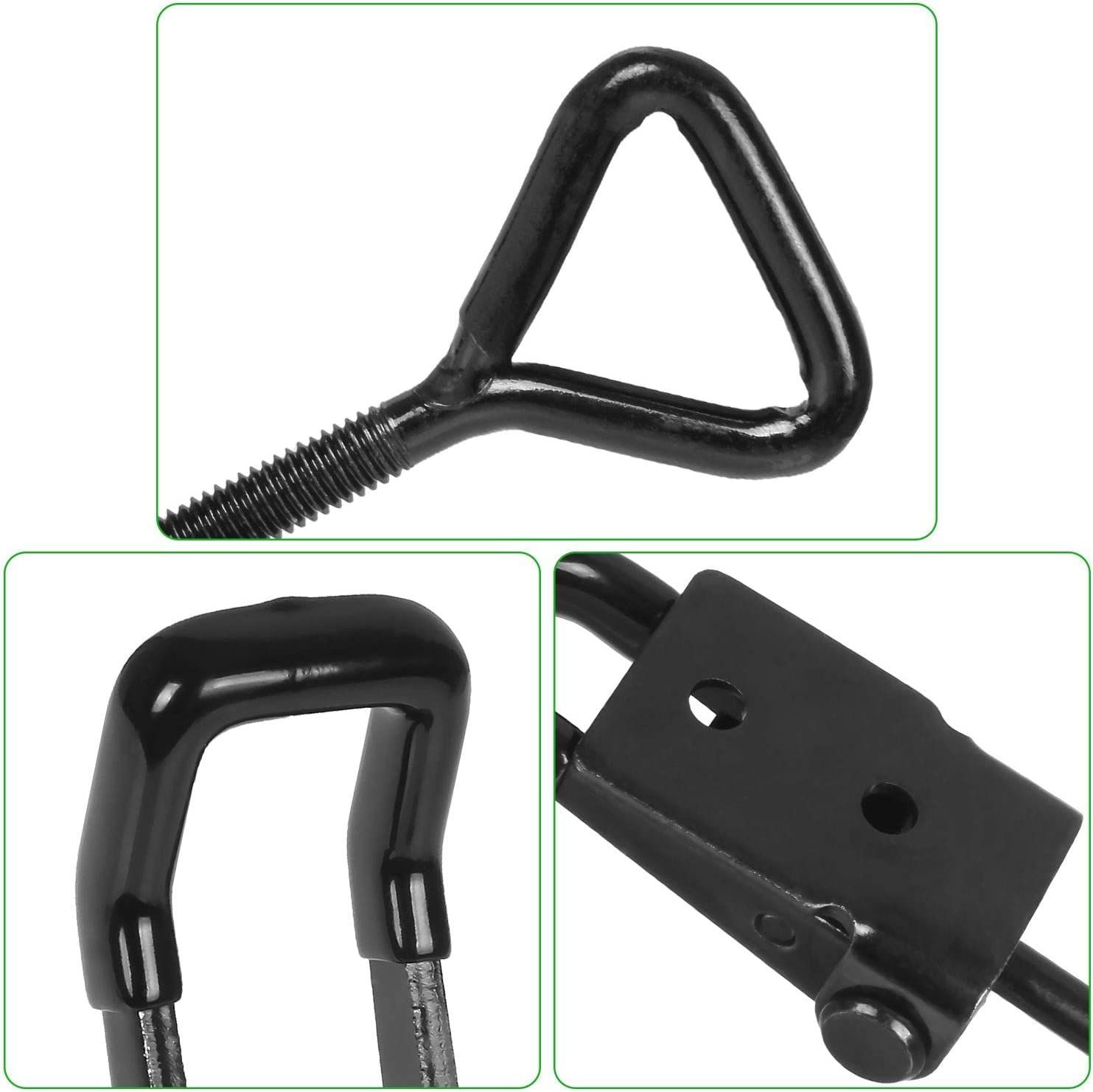 4PCS Toggle Latch Clamp 397 lbs Adjustable Toggle Latch Black Toggle Clamp view 2