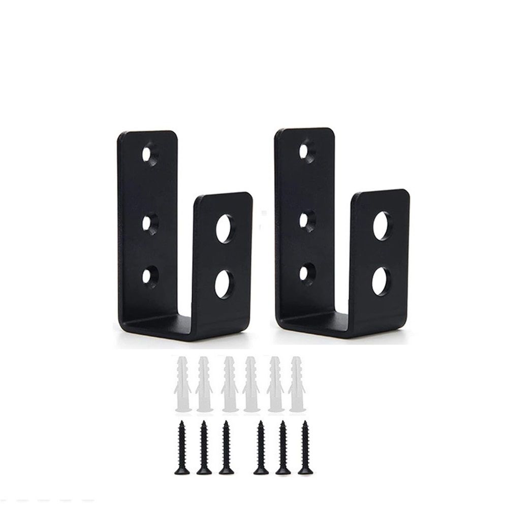 2x4 (1.5x3.5 inch) Door Barricade Brackets (2 pcs)