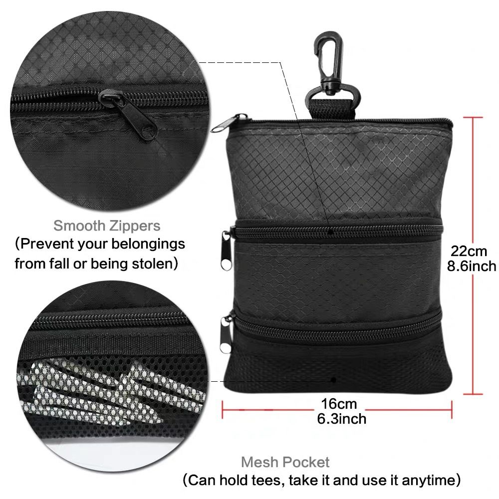 Golf Tee Bag - Store Your tees view 3