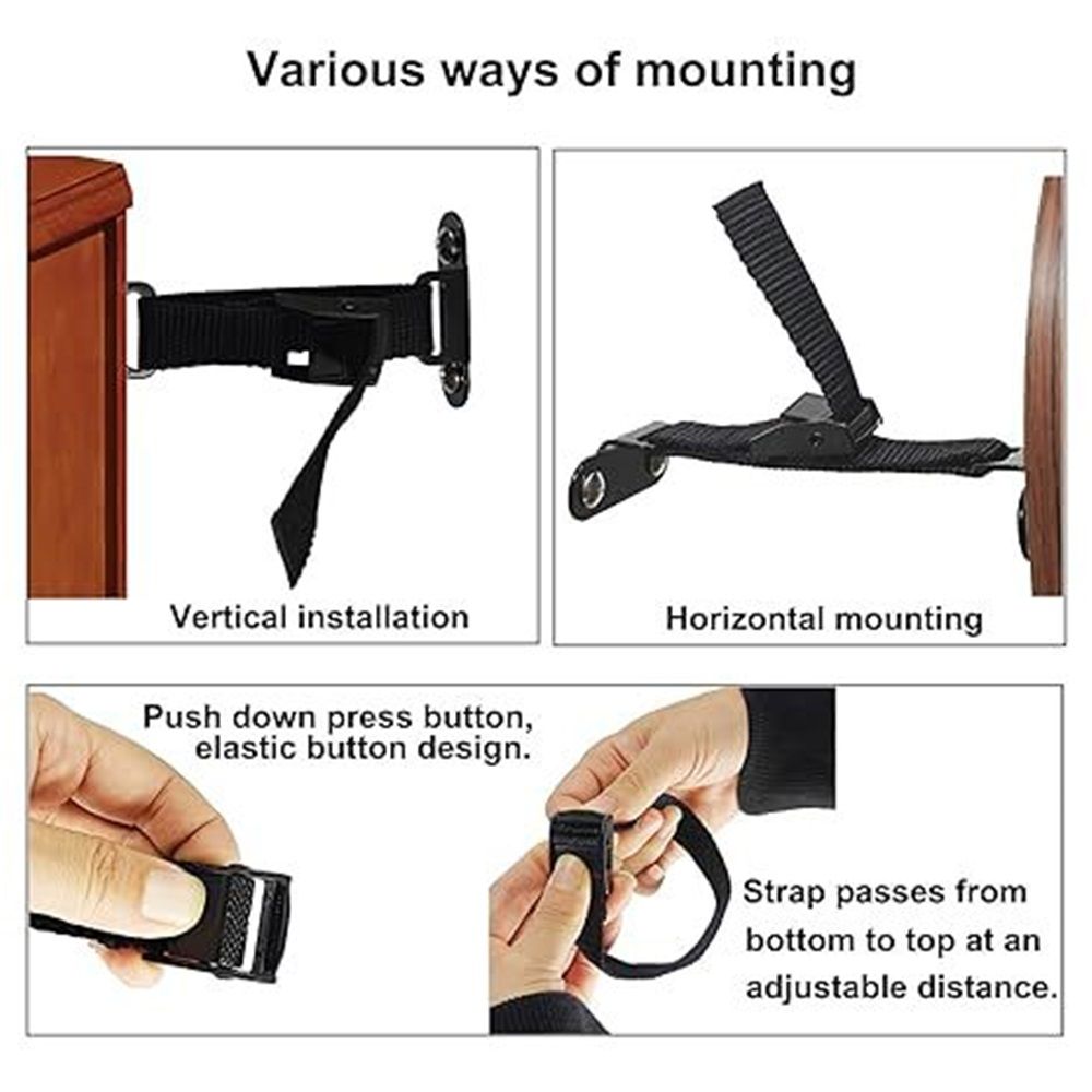 Furniture Anchors for Baby Proofing(2 Sets) view 3