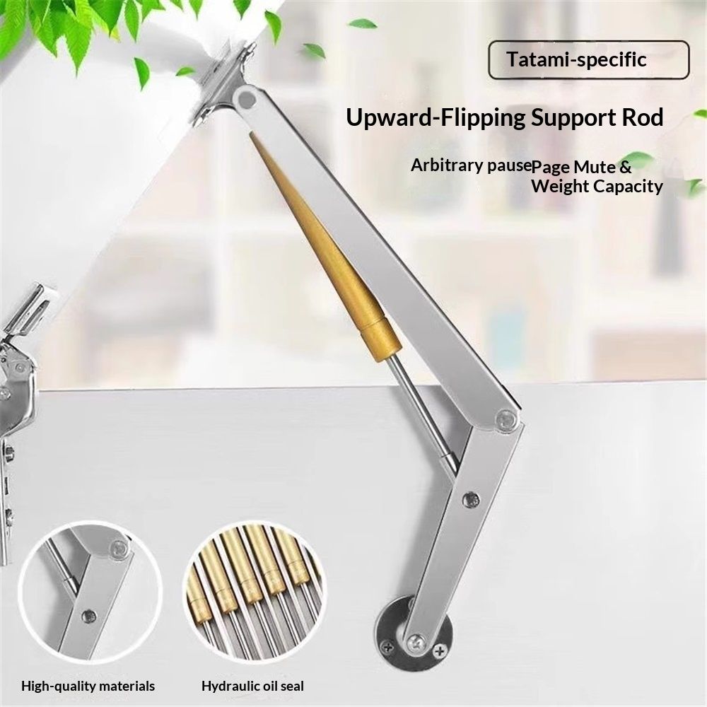 200N Gas Struts Heavy Duty Soft Close Lid Support Hinges Automatic Slow view 2