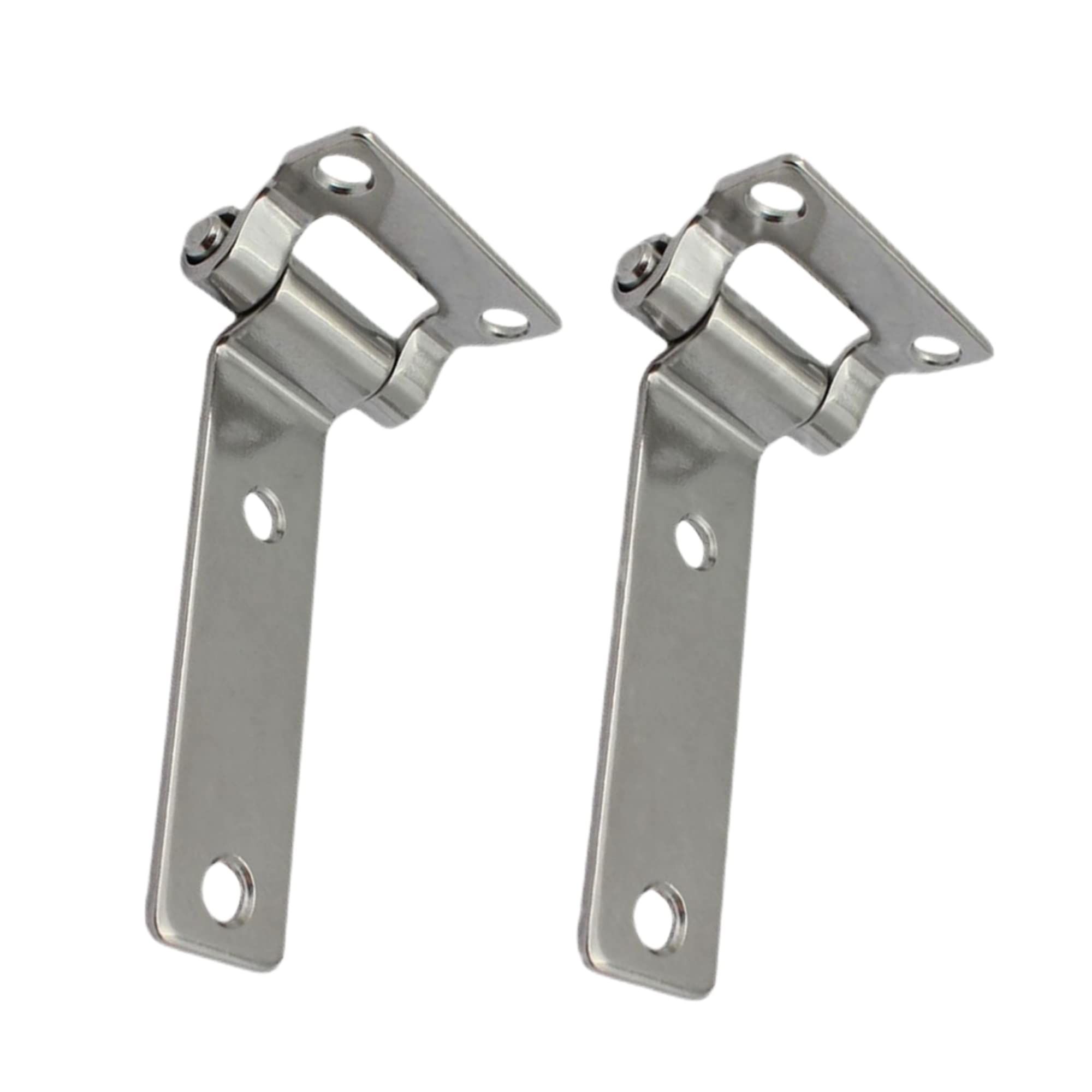 Pair of Stainless Steel 304 T-Shape Door Hatch Hinge L 5.3 in（135mm） for