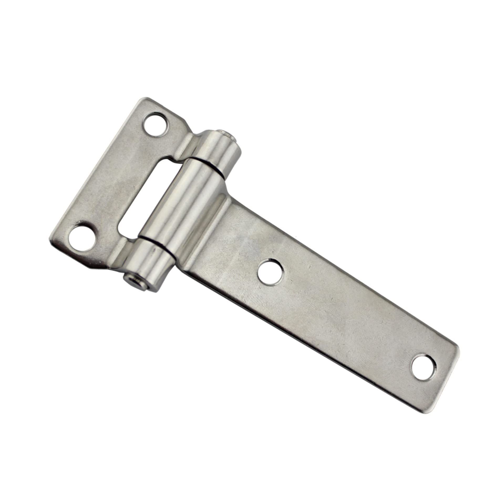 Pair of Stainless Steel 304 T-Shape Door Hatch Hinge L 5.3 in（135mm） for view 2