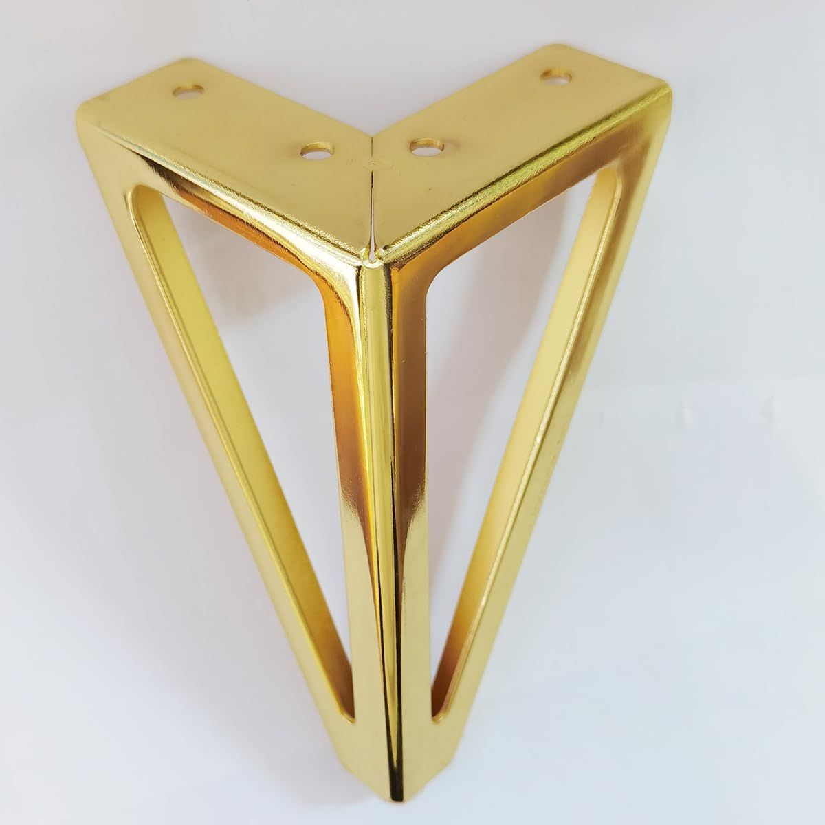 6 Inch Gold Furniture Legs Heavy Duty Metal Furniture Feet view 2