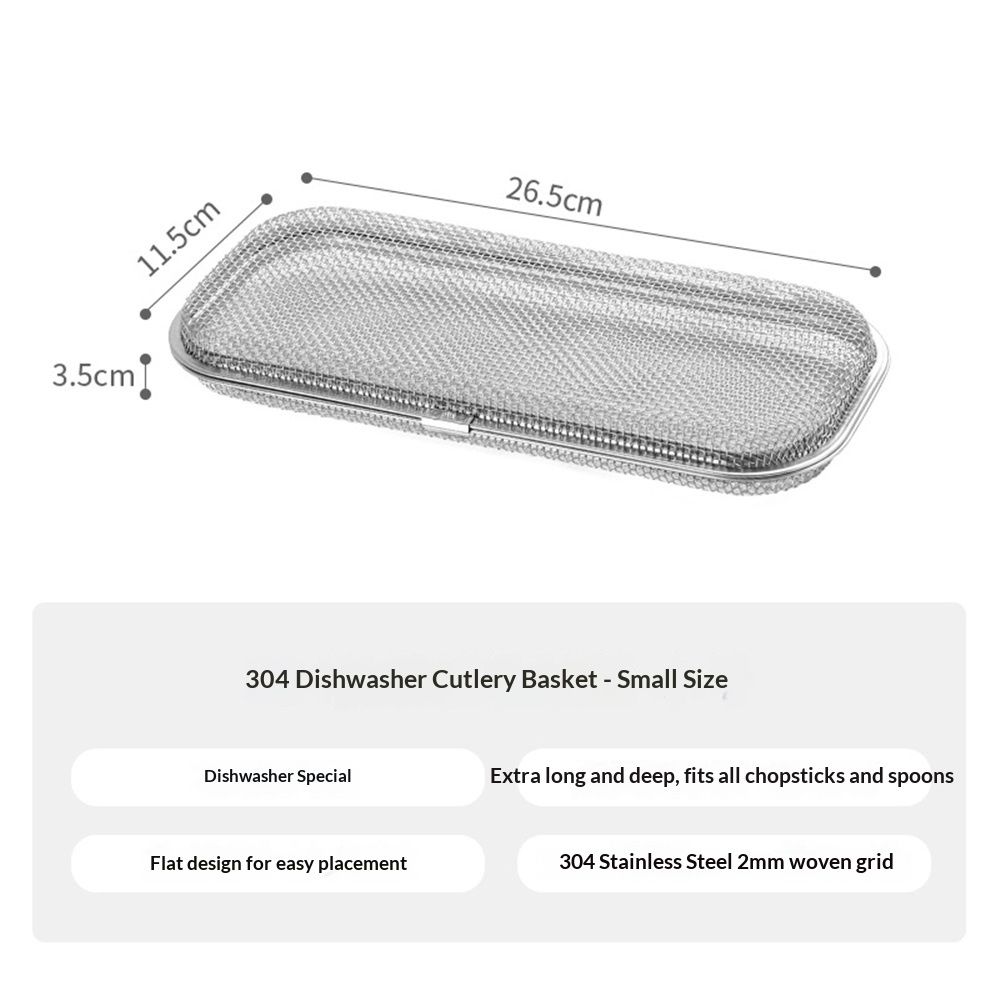 Dishwasher Basket, Stainless Steel Dishwasher Silverware Basket, Replacement view 5