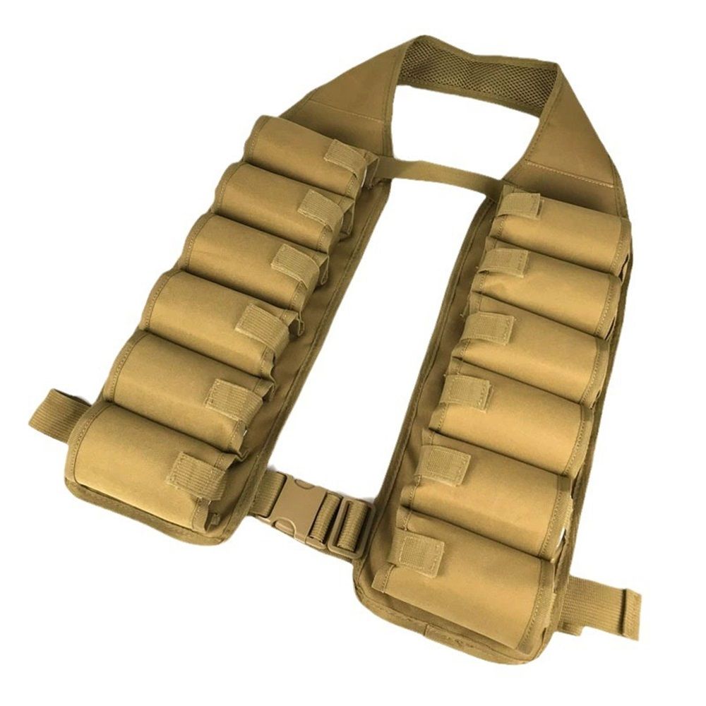 Beer Bandolier Holder 12-Pack Drink Vest Beer Can Soda Belt Holster Beverage