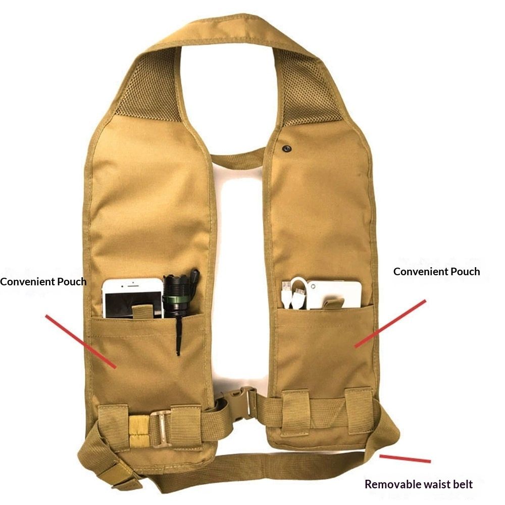 Beer Bandolier Holder 12-Pack Drink Vest Beer Can Soda Belt Holster Beverage view 3