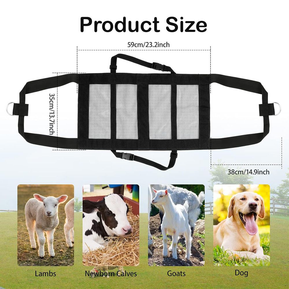 Calf Sling for Weighing Animals - Calf Scale Hanging Weight Scale Sling with view 2
