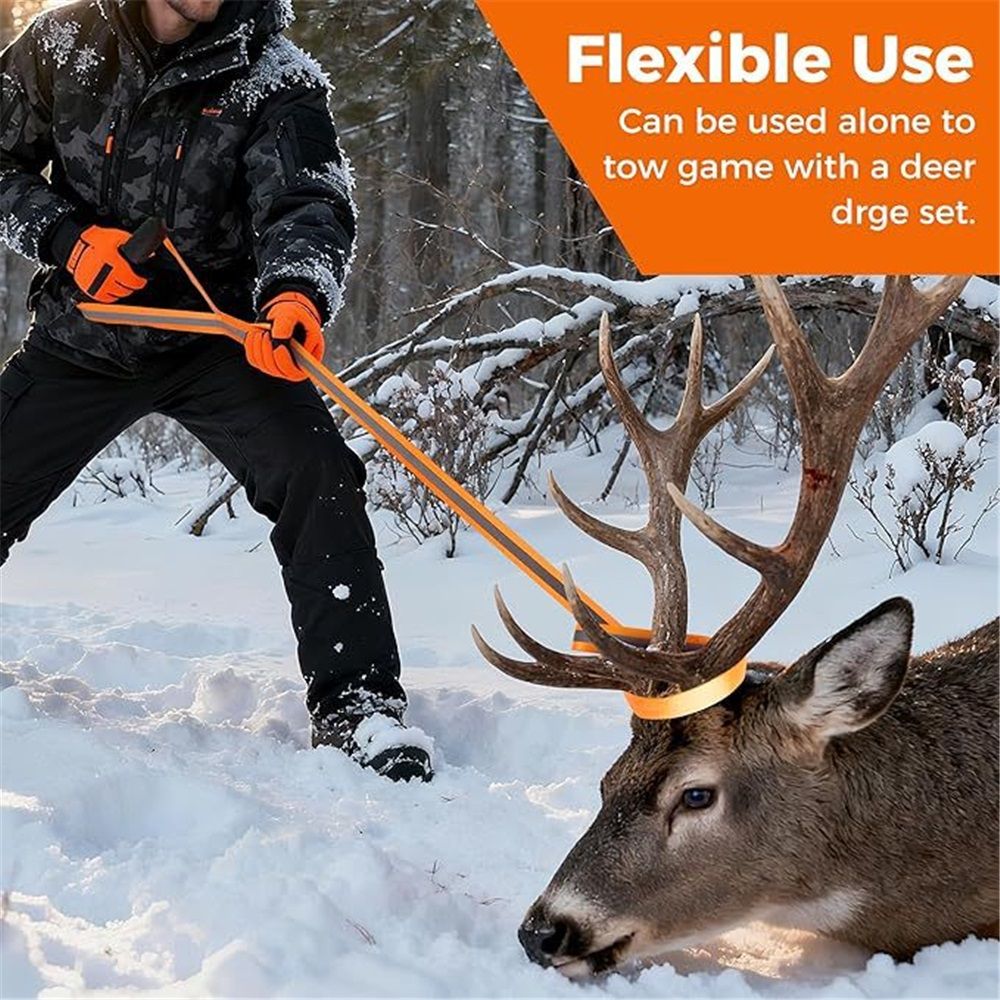 Deer Drag Harness & Rope – Heavy Duty 480lbs Capacity view 2