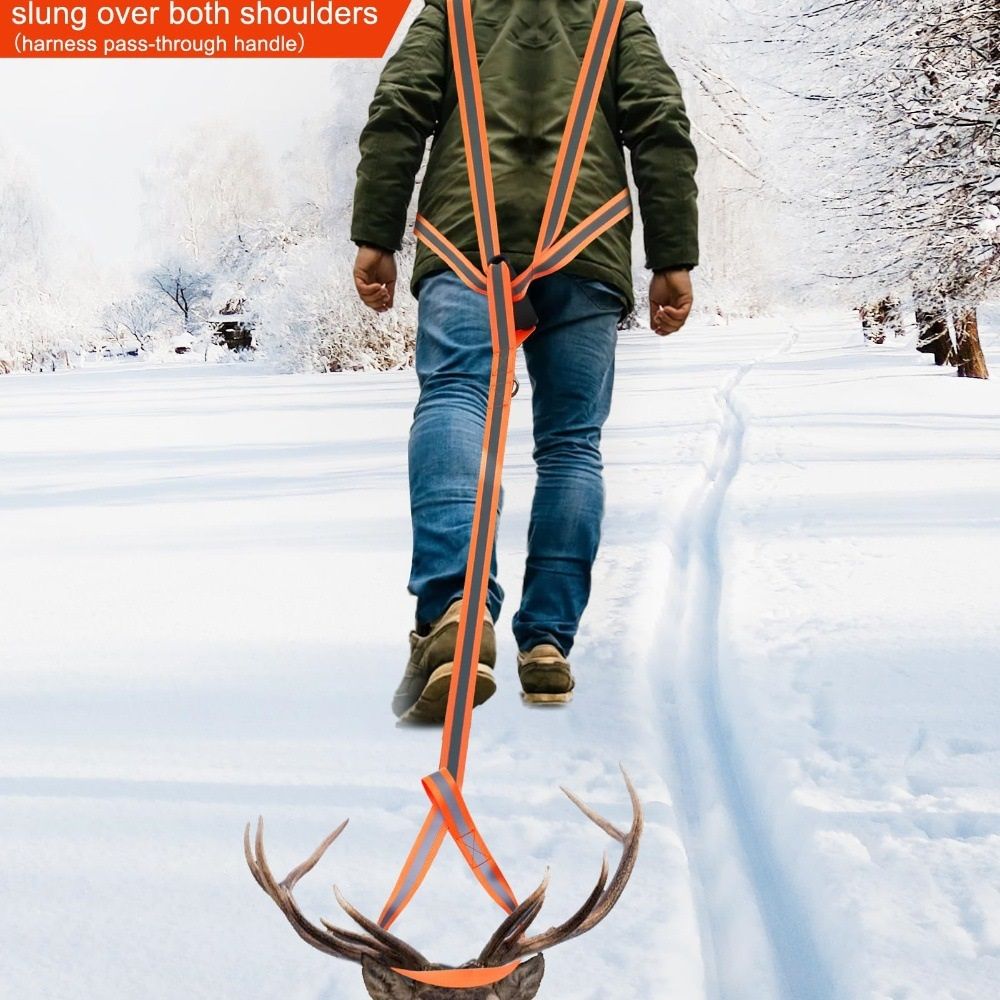 Deer Drag Harness & Rope – Heavy Duty 480lbs Capacity view 4