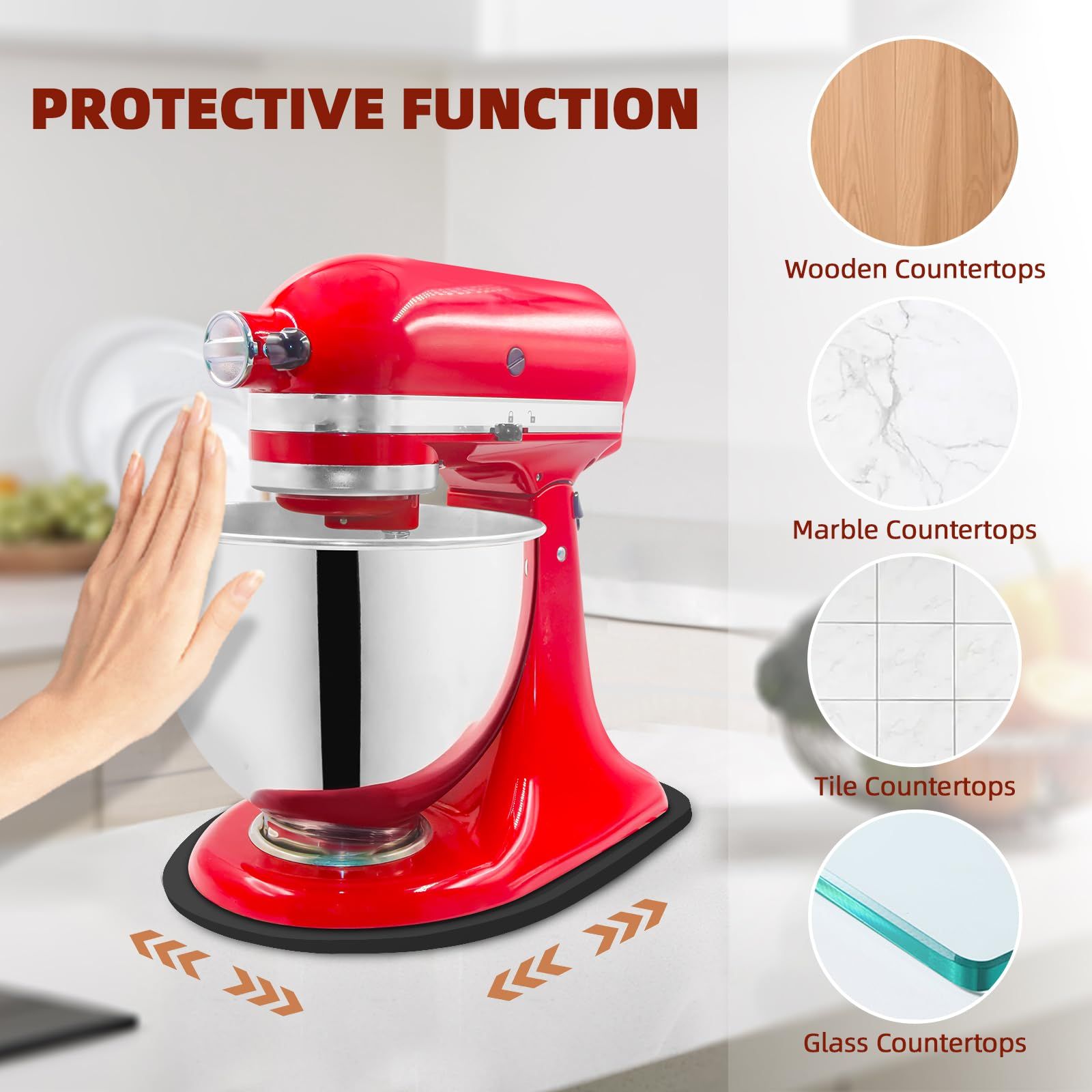 Mixer Slider Compatible with Kitchen aid Bowl Lift 4 .5-5 Qt Stand Mixer Pine view 3
