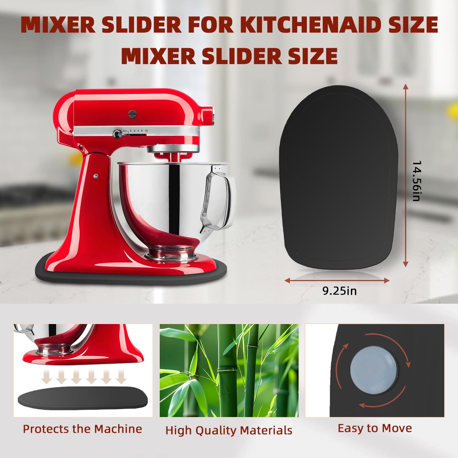 Mixer Slider Compatible with Kitchen aid Bowl Lift 4 .5-5 Qt Stand Mixer Pine view 4