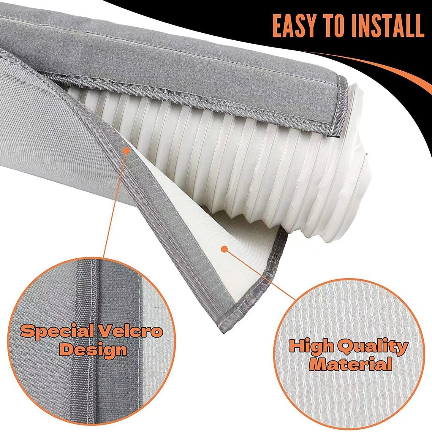 Portable AC Hose Insulation Sleeve view 3