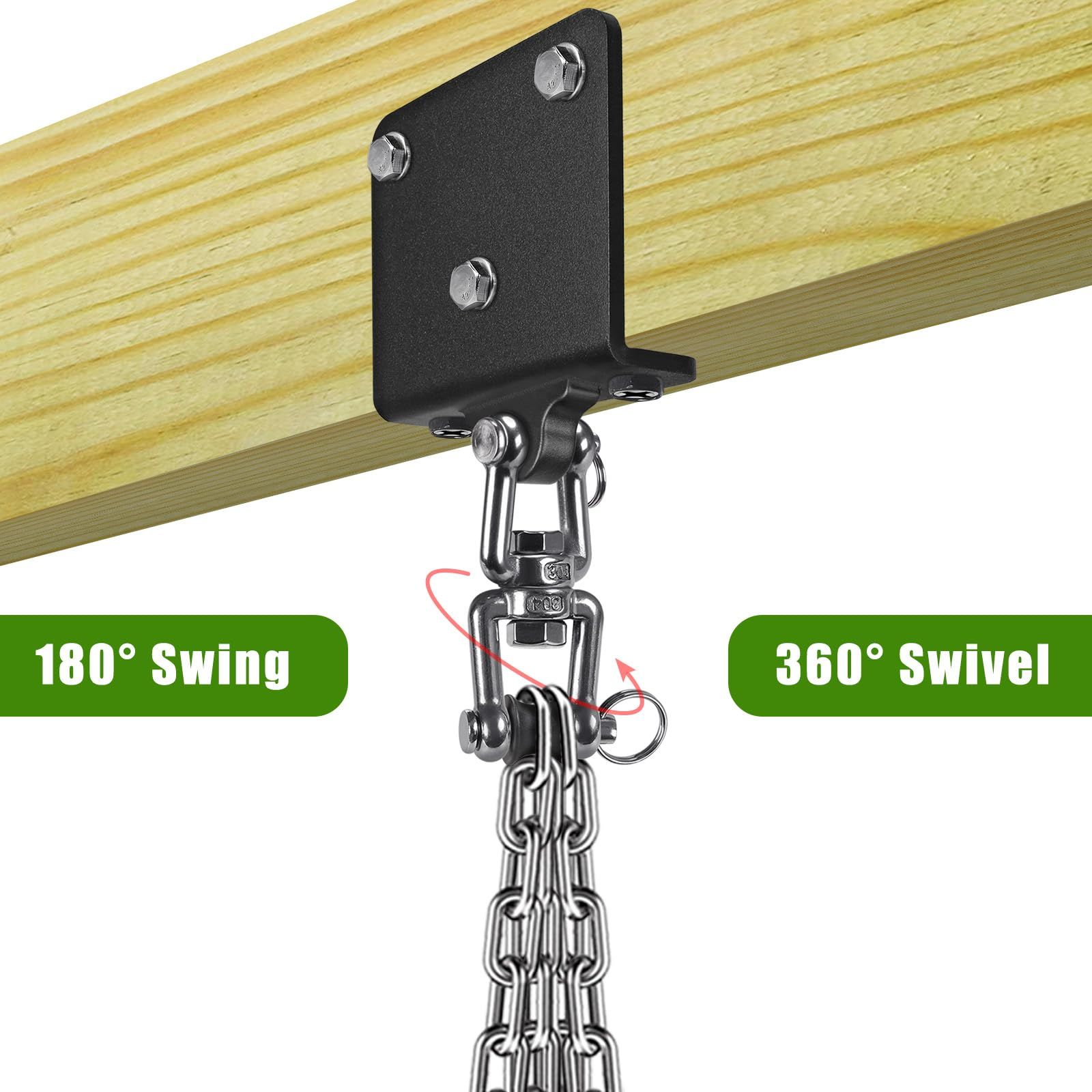 Punching Bag Hanger for Heavy Bag Beam Mount Hardware 360° Rotation Boxing Bag view 3