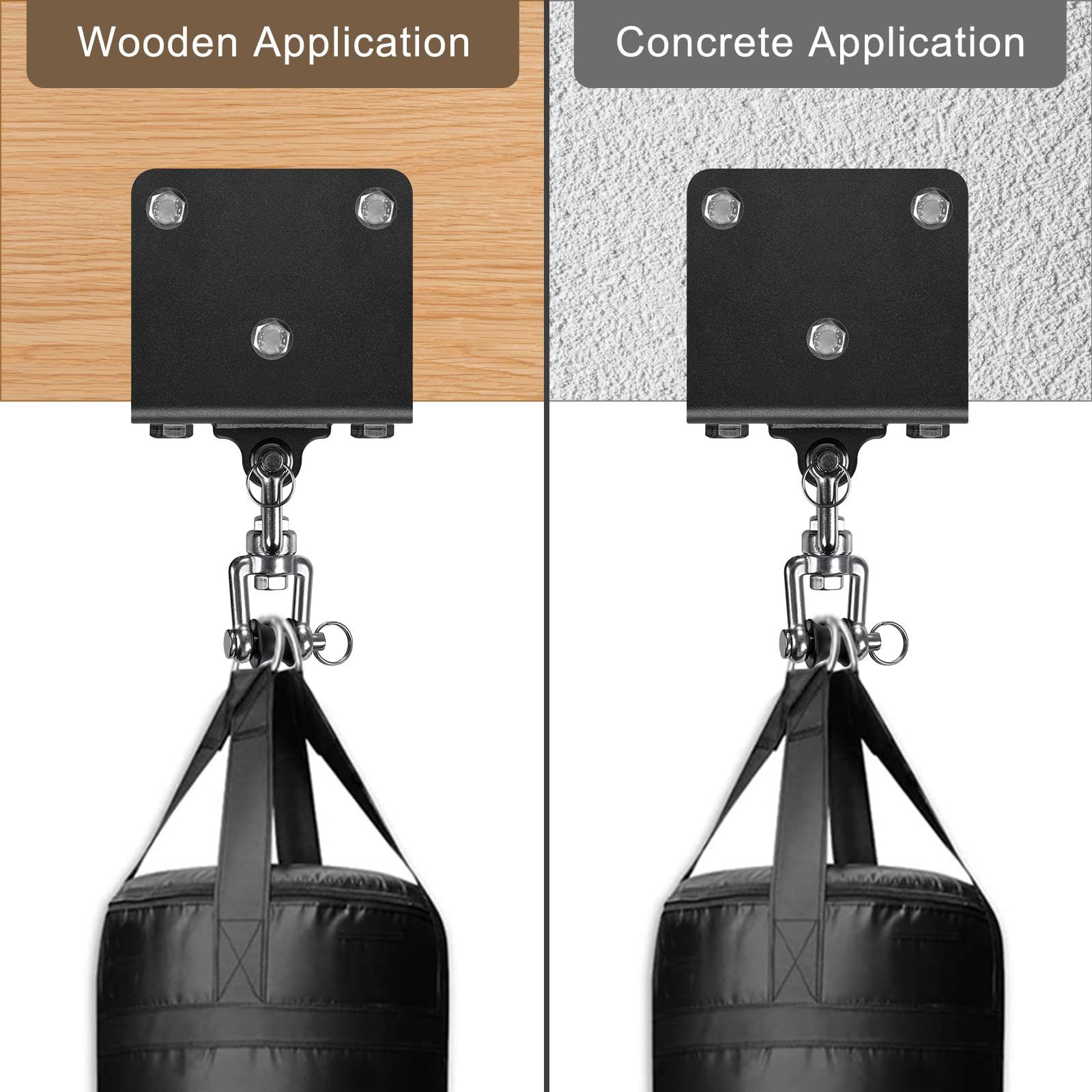 Punching Bag Hanger for Heavy Bag Beam Mount Hardware 360° Rotation Boxing Bag view 4