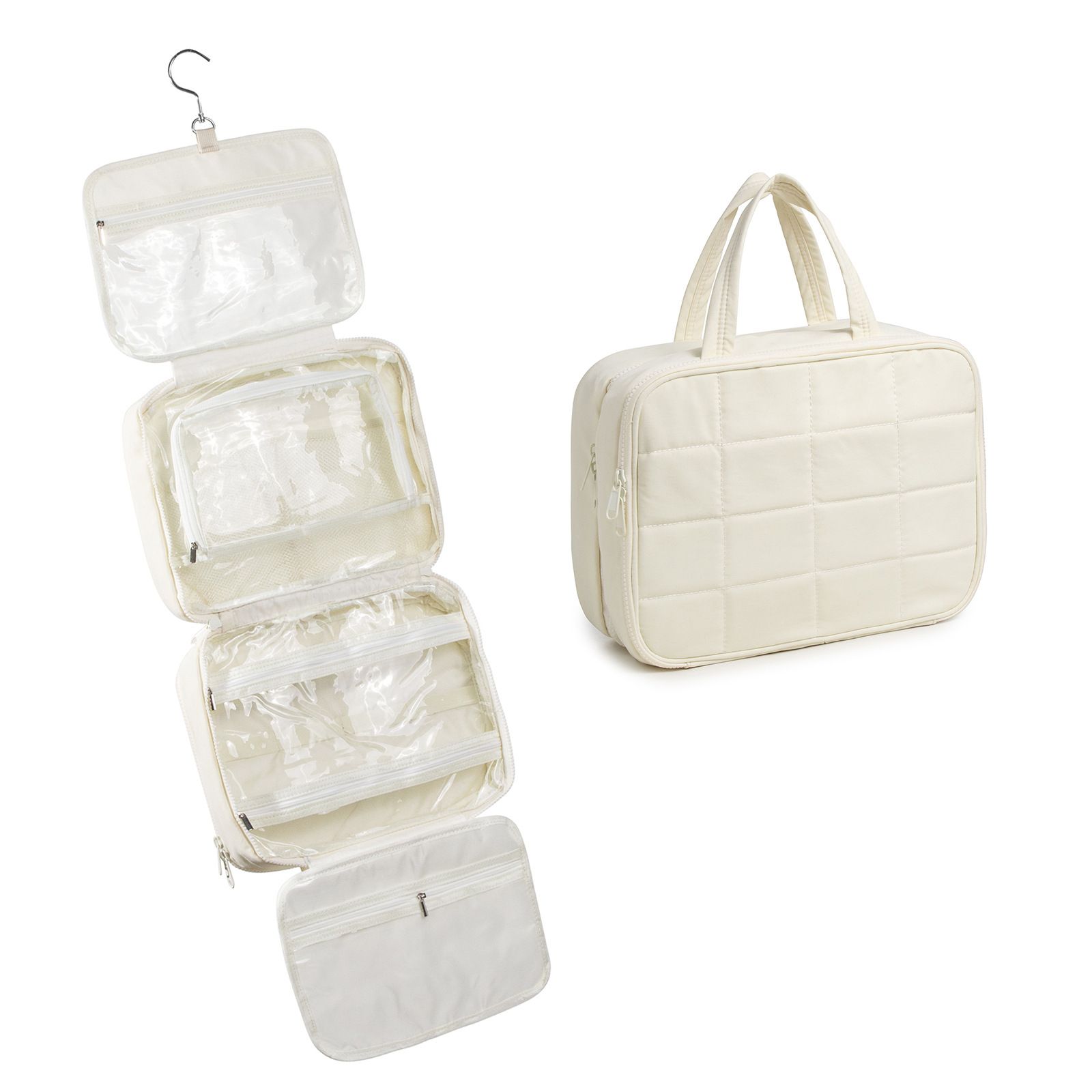 Toiletry Bag Hanging Travel Makeup Organizer Cosmetic Bag Makeup Bag for Full