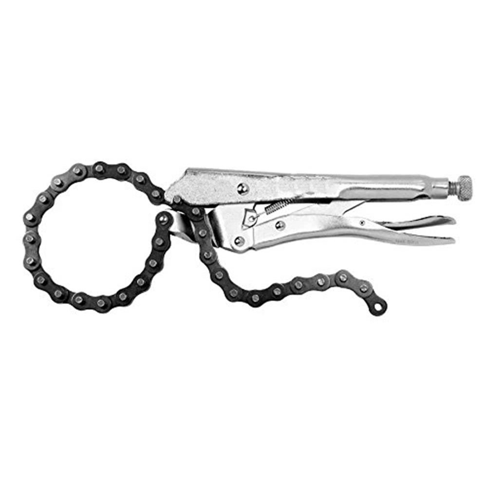 Locking Chain Clamp, Locking Chain Pliers with 80cm Chain, Quick Release，Heavy view 2