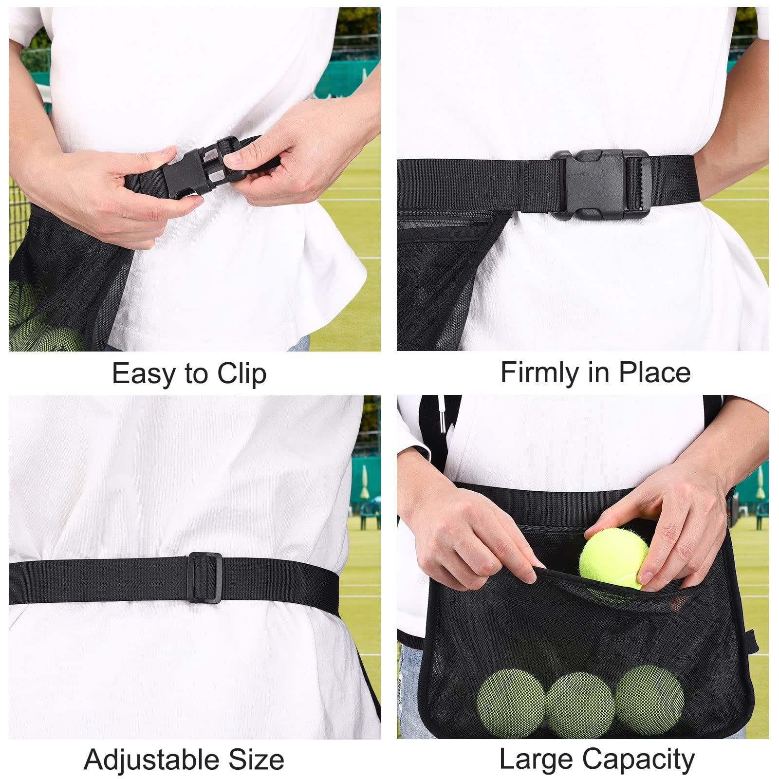 2pcs Adjustable tennis belt holder view 4