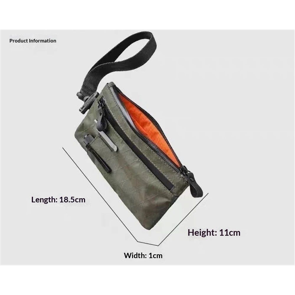 Multi-tool Slots EDC Organizer Pouch Nylon Passport Holder & EDC Wallet - Zip view 5