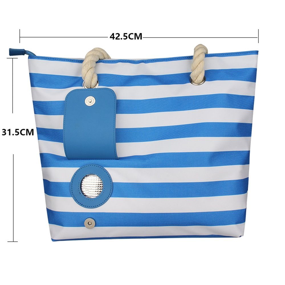Beach Wine Tote with Insulated Bladder Bags view 5