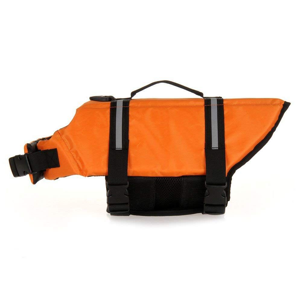 Dog Doggy Life Jacket Life Vest Saver Preserver Reflective Oxford cloth Quick