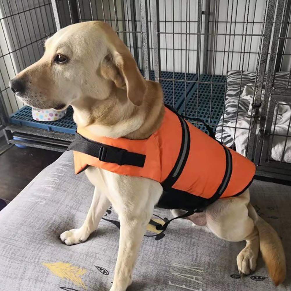 Dog Doggy Life Jacket Life Vest Saver Preserver Reflective Oxford cloth Quick view 4