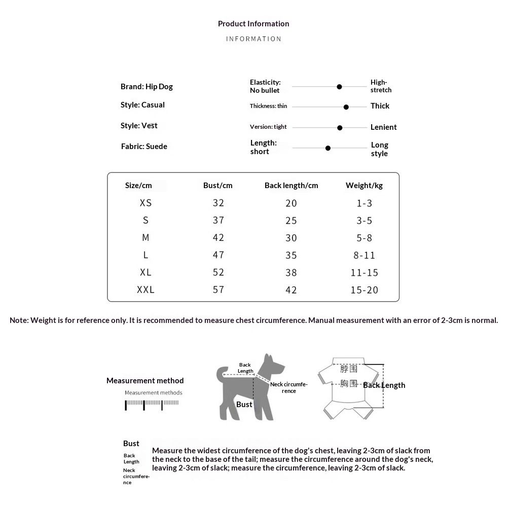 Warm and windproof suede dog clothing view 5