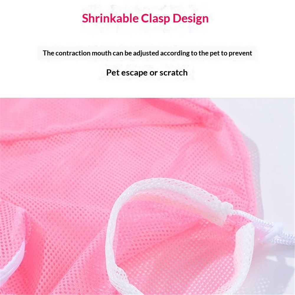 2pcs Cat Bathing Bag Anti-Bite and Anti-Scratch Cat Grooming Bag for Bathing view 2