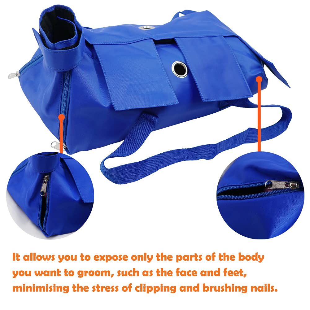 Pet Cat’s Restraint Bag for Claw Care Nail Trimming Anti-Scratching Grooming view 2