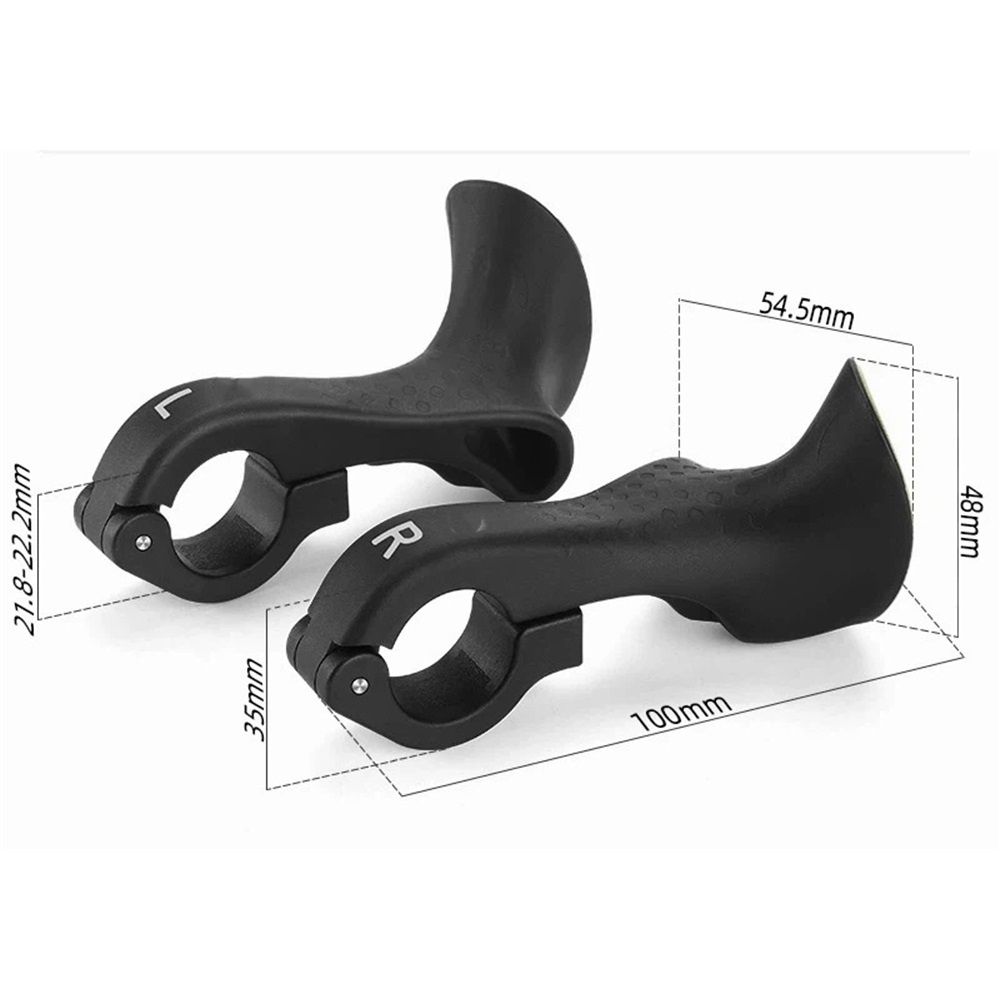 Bike Handlebar Ends Ergonomic No-Slip Mountain Bike Road Cross-Country Bicycle view 5