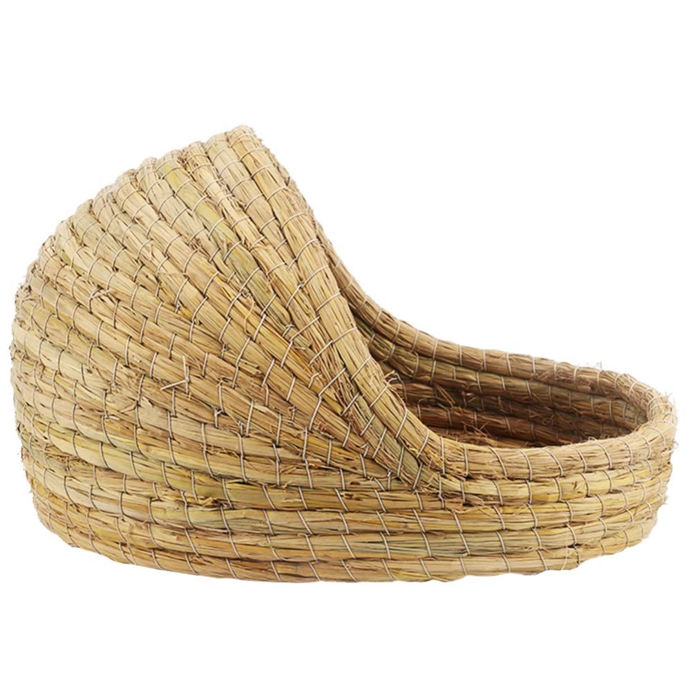 Rabbit grass bed, rabbit woven hay bed, natural handmade grass house for small