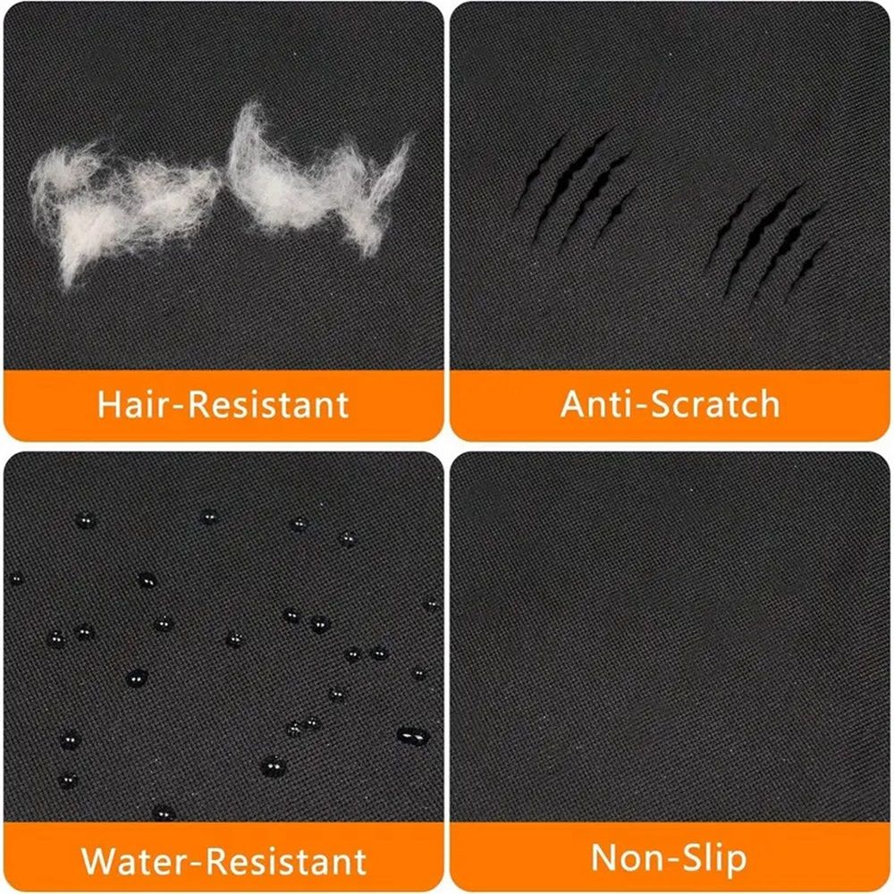 Car Boot Liner Protector - Nonslip Waterproof Pet Dog Back Seat Cover view 3