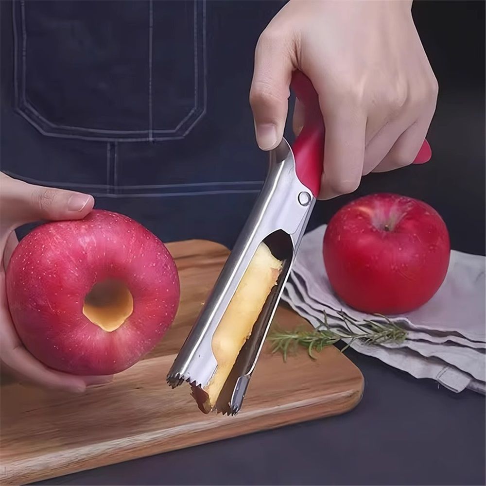 2pcs Apple Corer Tool - Easy to Use and Clean - Sturdy Apple Core Remover with view 2