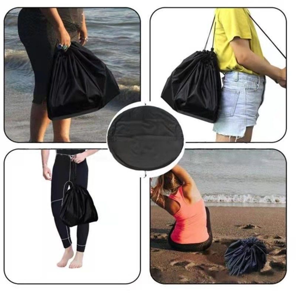 Waterproof Wetsuit Changing Mat & Dry Bag 2-in-1 - Sand-Free Beach Change Mat view 4