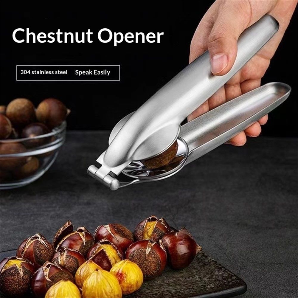2pcs Stainless Steel Chestnut Cutter Tool Chestnut Opener Tool Chestnut Open view 2