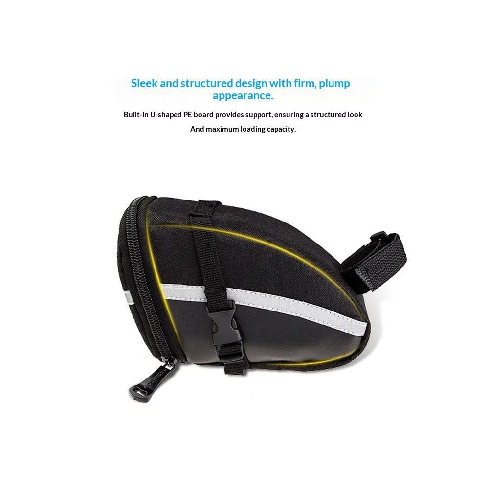 Bike Saddle Seat Bag – 1.2L Bicycle Saddle Bag Keep Bike Accessories – Bike view 2
