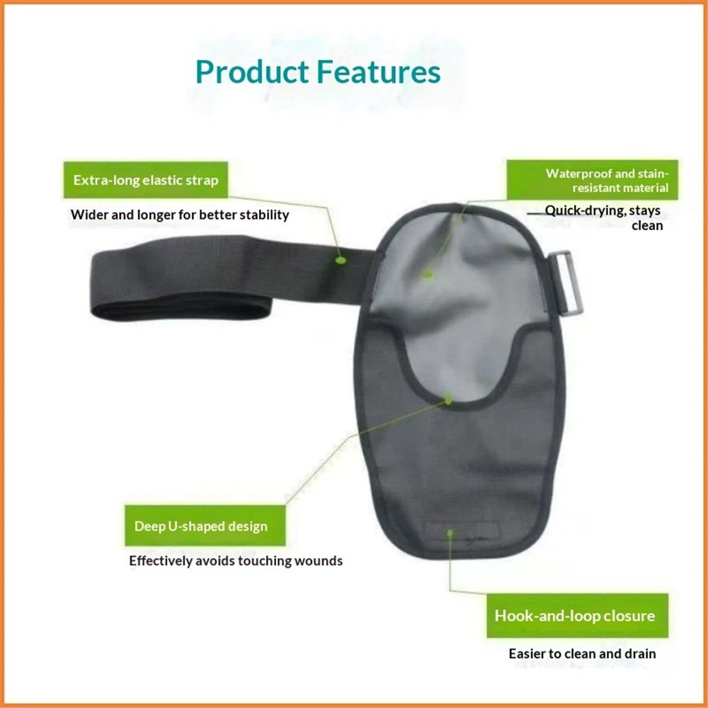 2 pack Waterproof Ostomy Bag Cover Belt Adjustable Washable Colostomy Bag view 4
