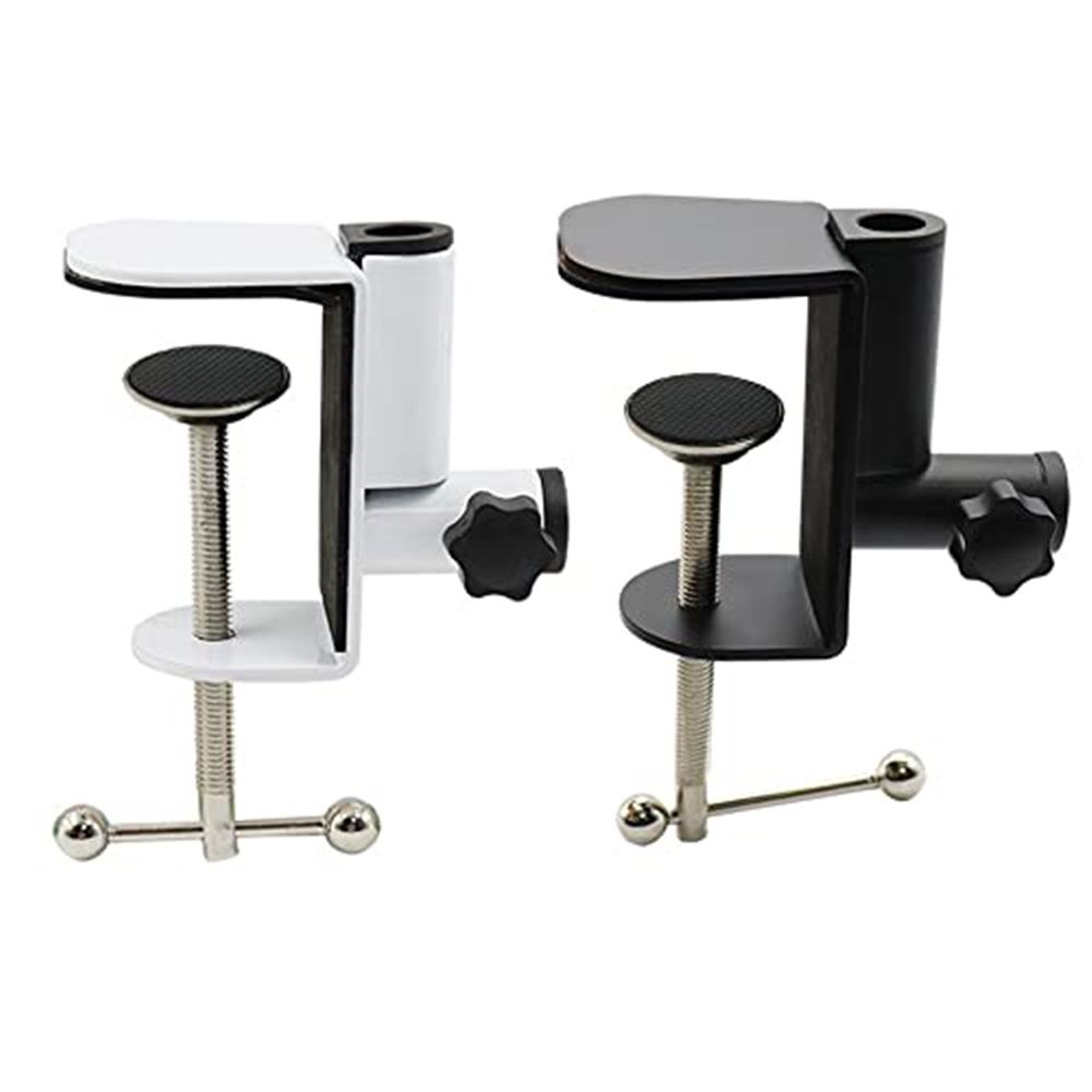 2 pack Universal Shape Table Mounting Clamp for Microphone Suspension Boom
