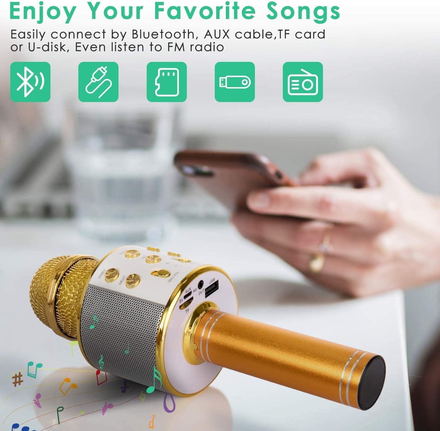 Wireless Bluetooth Karaoke Microphone for Kids view 2