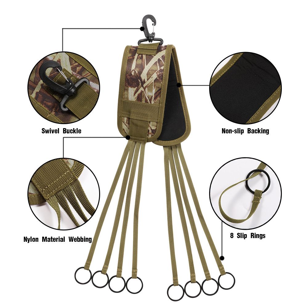 Waterfowl Non-Slip Leg Band Bird Hunting Game Strap with Leg Loop Style view 4