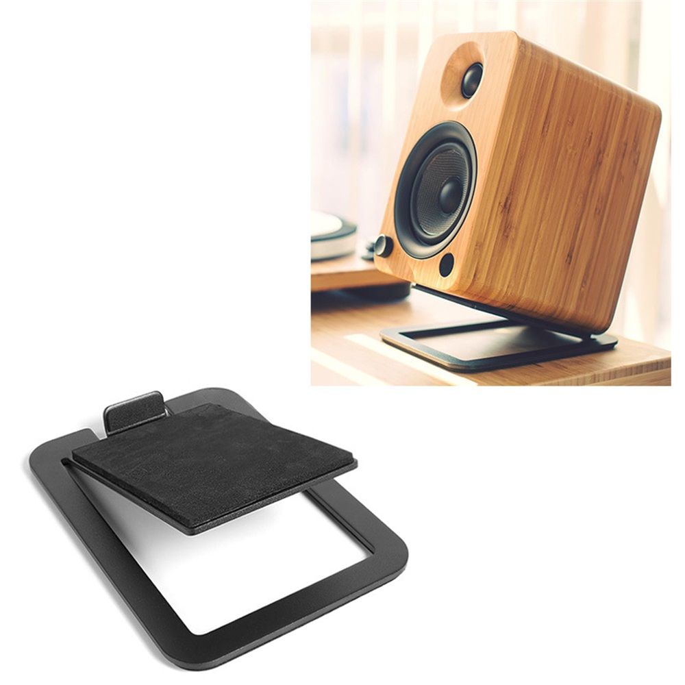Tilted Desktop Speaker Stands for Medium Bookshelf Speakers & Mid-Studio Monitors view 2