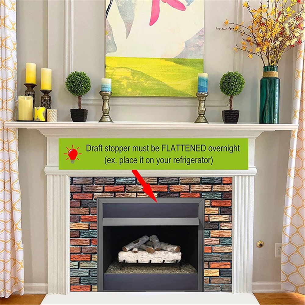 Magnetic Fireplace Draft Stopper - 2pcs Fireplace Vent Covers view 4