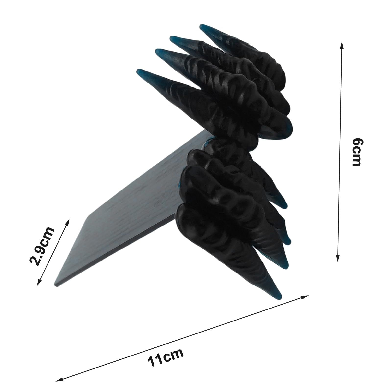 Creative Hand-Shaped Bookmark Devil Hand Creepy Resin Craft Demon Claw Shape view 3