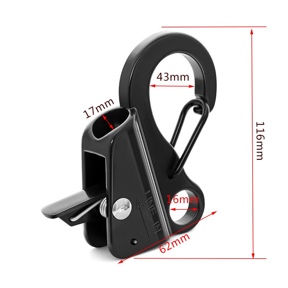 4pcs Stainless Steel Boat Fender Clips Quick Release Clips Boat Bumper Buoy view 2
